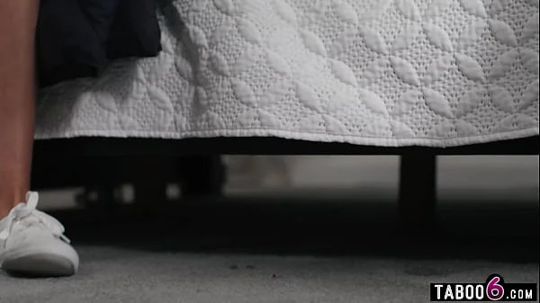 Inexperienced lesbian teen Gal Ritchie gets a lesson from Adria Rae