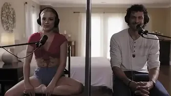 PETITE BLONDE BEAUTY Anna Claire Clouds Takes on Alex Jones' BIG COCK