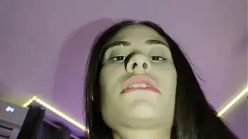 My stepbrother's girlfriend enters my room secretly from him. She tells me that she wants to fuck anyway. I refuse to do it for fear of being discovered but in the end she convinced me.