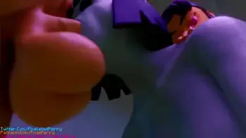 StarFire e BlackFire fazem um threesome com a Raven