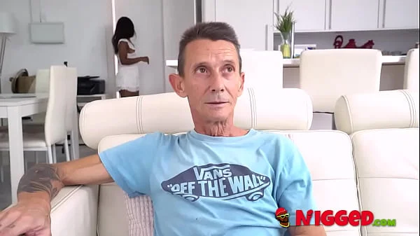 Nuru Obama deflowers an old dude. He had never tasted BLACK PUSSY before!