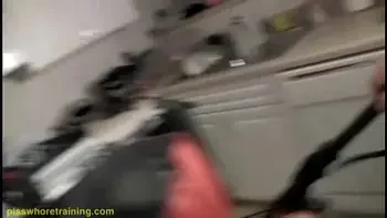 Barbie gets trained as a piss puppy