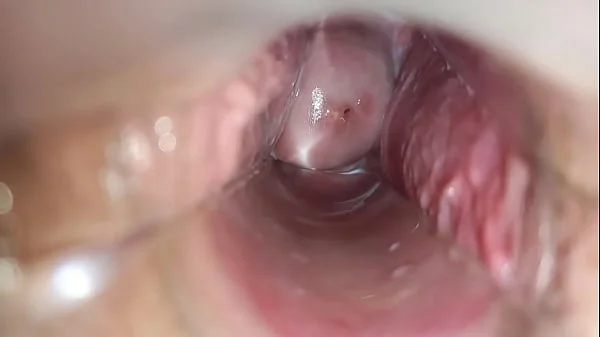 orgasm inside the vagina close-up