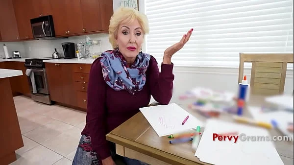 Old GILF Gobbles 'Til She Wobbles - Seka Black