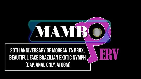 20th Anniversary of Morganita Brux, beautiful face Brazilian exotic nymph (DAP, Anal only, ATOGM, real anniversary, monster cocks) OB440