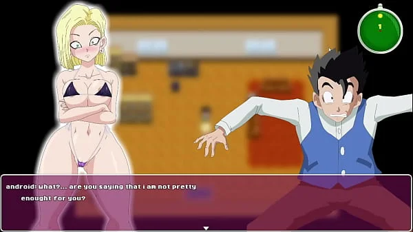 Android 18 steamy sex with giant huge cock using wet deep pussy dragon ball xxx