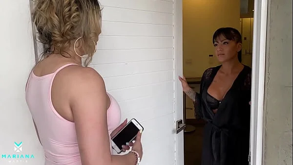 Cuckold Colombian Milf Fucks Her Husband's Big Ass Lover - Mariana Martix & Monique Fuentes