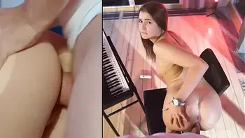 BRIDE4K. Horny bride ran away from the wedding and showed her natural tits to strangers in the field