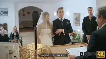 Bride is a whore for the last time. BRIDE4K compilation