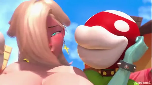 Plantas pirañas cachondas se la chupan a la princesa Rosalina Futa
