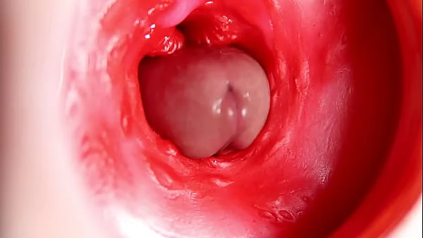 This beautiful pussy is pulsating and squeezing my cock! Camera inside the hole!