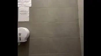 Double penetration and squirting in public