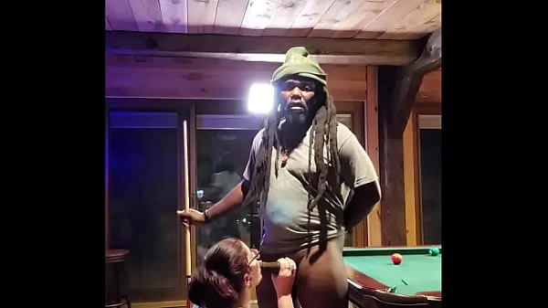 White Slut Wife Doing What She Loves Best Sucking Big Black Cock BBC