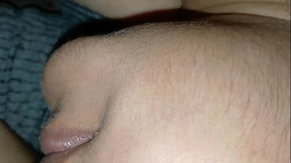 Step brother rubbed and fucked the smooth pussy