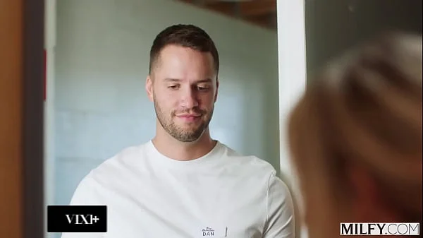 MILFY Curvy Blonde MILF Ainslee Seduces Delivery Guy in MILFY Debut