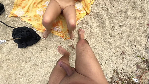 Big Ass Colombian Latina Gets Naughty On A Public Nude Beach While Strangers Watch