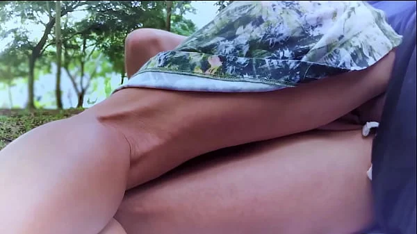 She was fucked in the ass in the park and left with sperm in her anus..