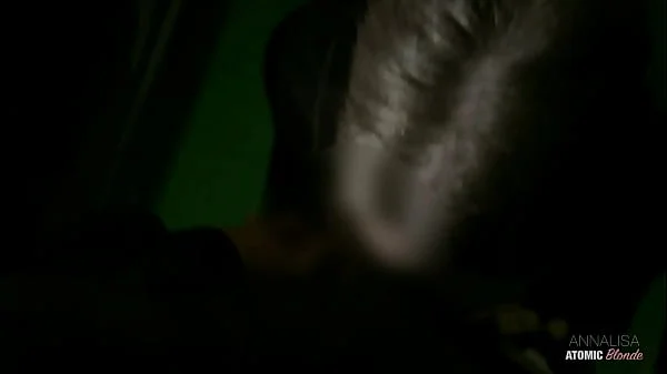 Risky Public Blowjob: Blonde Slut Swallows It All