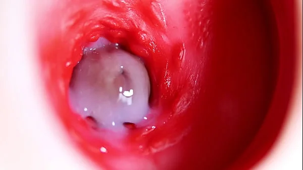 Nice big head slides inside best friend's sweet shiny hole!