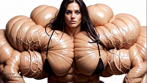 How big can she get? Pump Factory brings massive muscle growth to subject Natasha