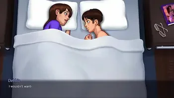 Summertime Saga - Sexy Step mom masturbates with me - Part 3