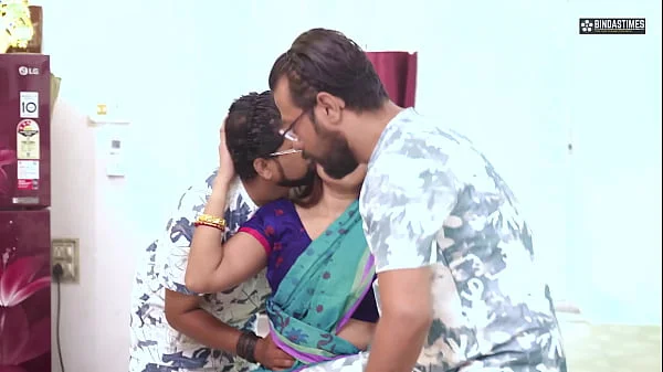 Erotic Bihari Bhabhi wants Two Big Cock for sex when her husband not around at home