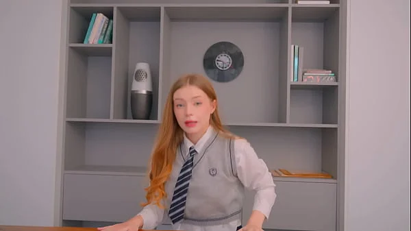 Principal Caught School girl on Webcam Site! Rough Fuck or Expulsion - It's Your Choice, Cute!