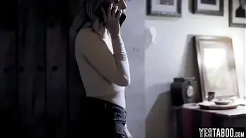 Fuck her from behind while she is on the phone