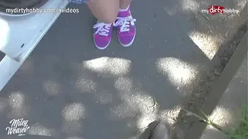 - Gorgeous MILF outdoor fuck with a stranger