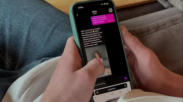 Wife get jealous to AI bot, but get arouse and get cum on her ass