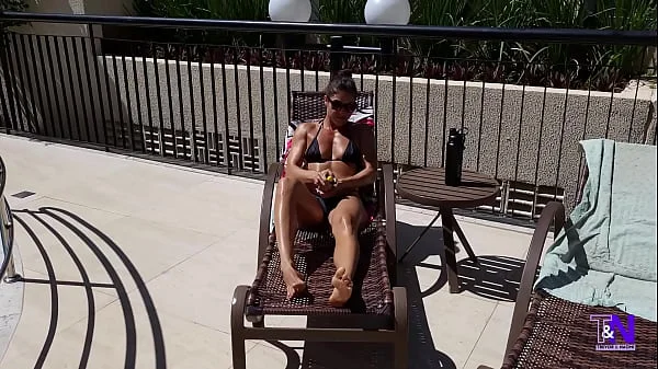 I met her at the pool, invited her to my house and look what happened!