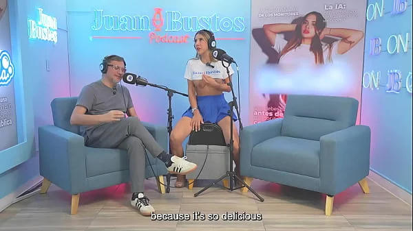 Cristina Vega WEBCAM LATINA model smashes her clitoris riding the Fuck Machine on Juan Bustos Podcast