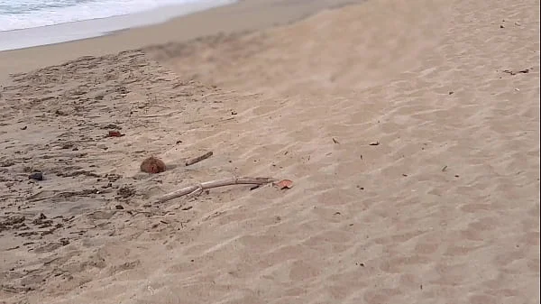 Stranger Fucks Me on a Nude Beach After I Blow Him — Real Voyeur Caught Jerking Off Watching Us