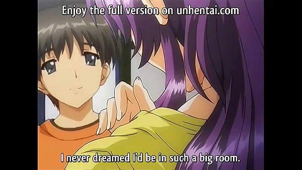 Hentai - I Get a Boner While My Stepmom Gives Me a Bath [Uncensored] [Subtitled]