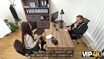 VIP4K. My first experience with OFFICE GLORY HOLE