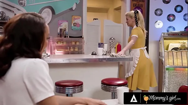 MOMMY'S GIRL - MILF Serene Siren’s Rough Scissoring & Face Fuck Spark Cute Alexis Tae’s Lesbian Lust