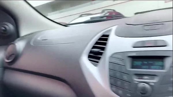 Sit still and you'll cum quickly! A stranger jerks me off in a crowded parking lot.