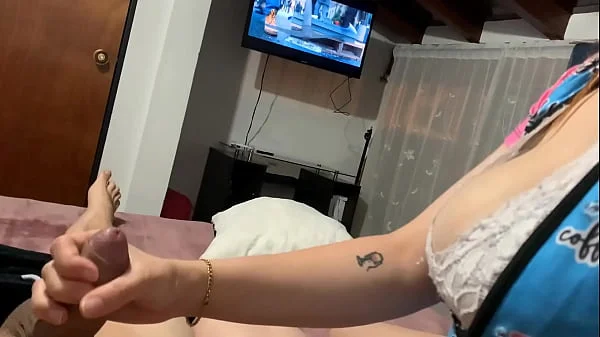 My stepsister damaged her TV so she comes to my room to use mine