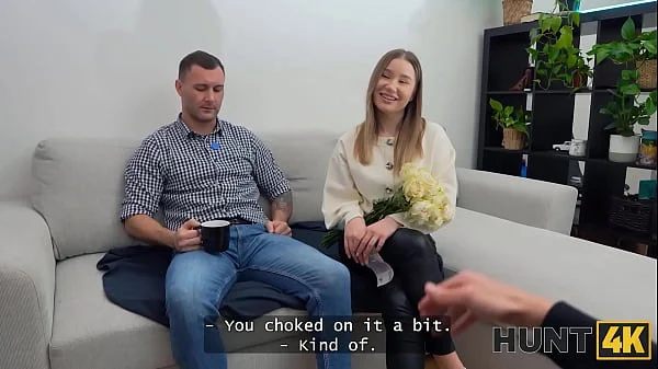 HUNT4K. I closed my BF’s eyes with banknotes and sucked stranger’s cock! I’m not that shy