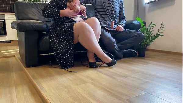 I visited my mother in law and her amazingly big natural tits