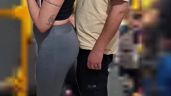 Slutty Student Gets Cumshot in Public on the Bus