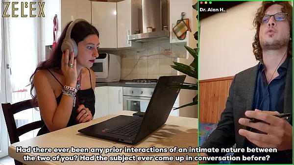Hot Horny Step Sister Needs Sex Therapy with Psychologist after Creampie Accident with her Step Brother [ZELEX]