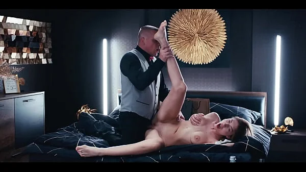 Wide Hips Blonde Used and Freeze Fucked by Staff Guy - Fanta Sie Time Stop Creampie & Squirting