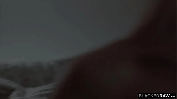 BLACKEDRAW Tiny Tight Blonde Chloe Temple Films Herself Taking A Monster BBC