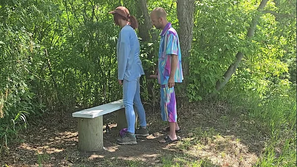 Pervy Nerd Caught By Hot Horny Jogger - She Makes Me Fuck Her In Public!