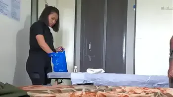 Dick flashing to thailand massage girl