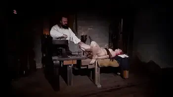 Novice Magda is trained to perform whoring services with tit training, enduring the medieval fucking machine and practicing deep blowjobs (PREVIEW)