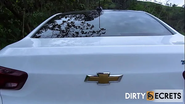 I FUCK A STRANGER WHO PICKS US UP ON THE ROAD AND MISTAKENLY SHOVES IT UP MY ASS NEXT TO MY HUSBAND