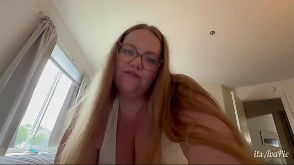 First fuck with new chubby GF pov creampie