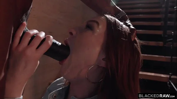 BLACKEDRAW Petite Redhead Harley Love Sneaks In BBC While Parents Are Resting